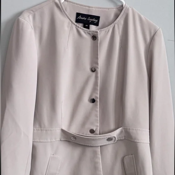 Collarless Snap-Front Jacket - Picture 2 of 2